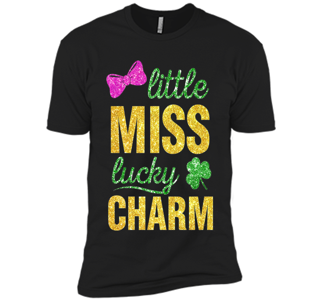 Little miss lucky charm st.patrick's day shirts for girls