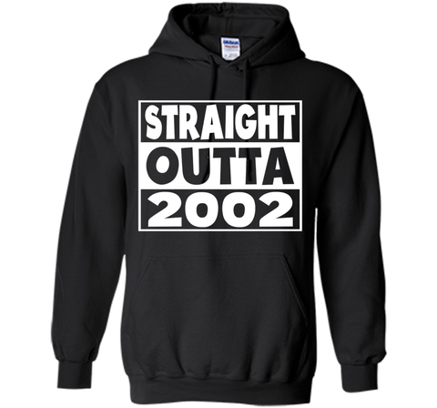 15th Birthday Gift T-Shirt Straight Outta 2002