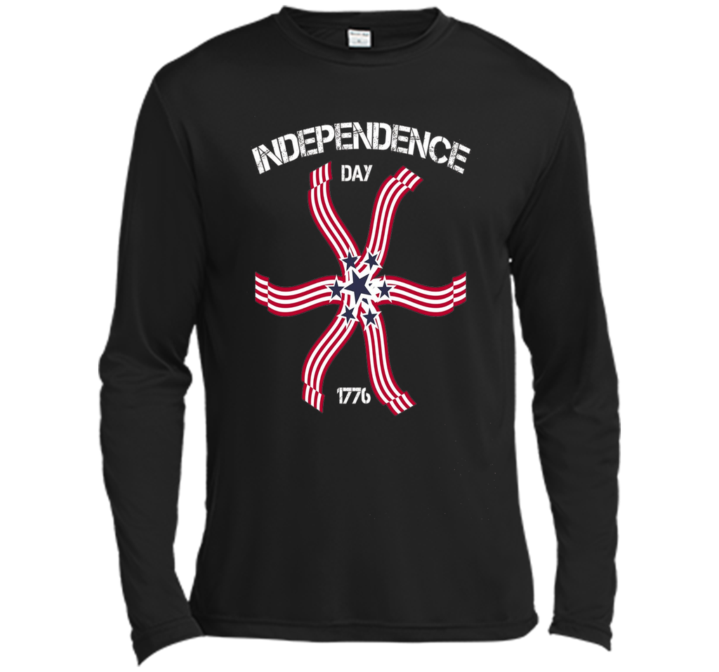 Independence Day American Flag Pinwheel T shirt