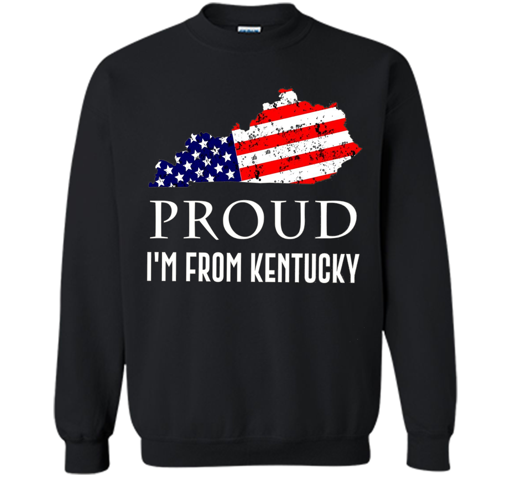 Proud of Kentucky-US flag Independence day Tshirt
