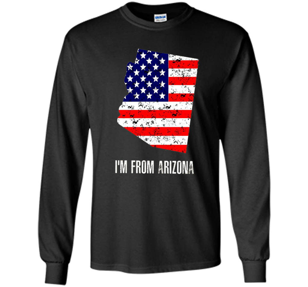 Proud of Arizona USA flag Independence day TShirt
