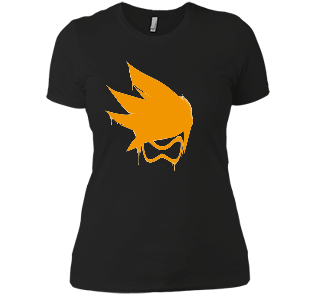 Overwatch Tracer Orange Spray Tee Shirt
