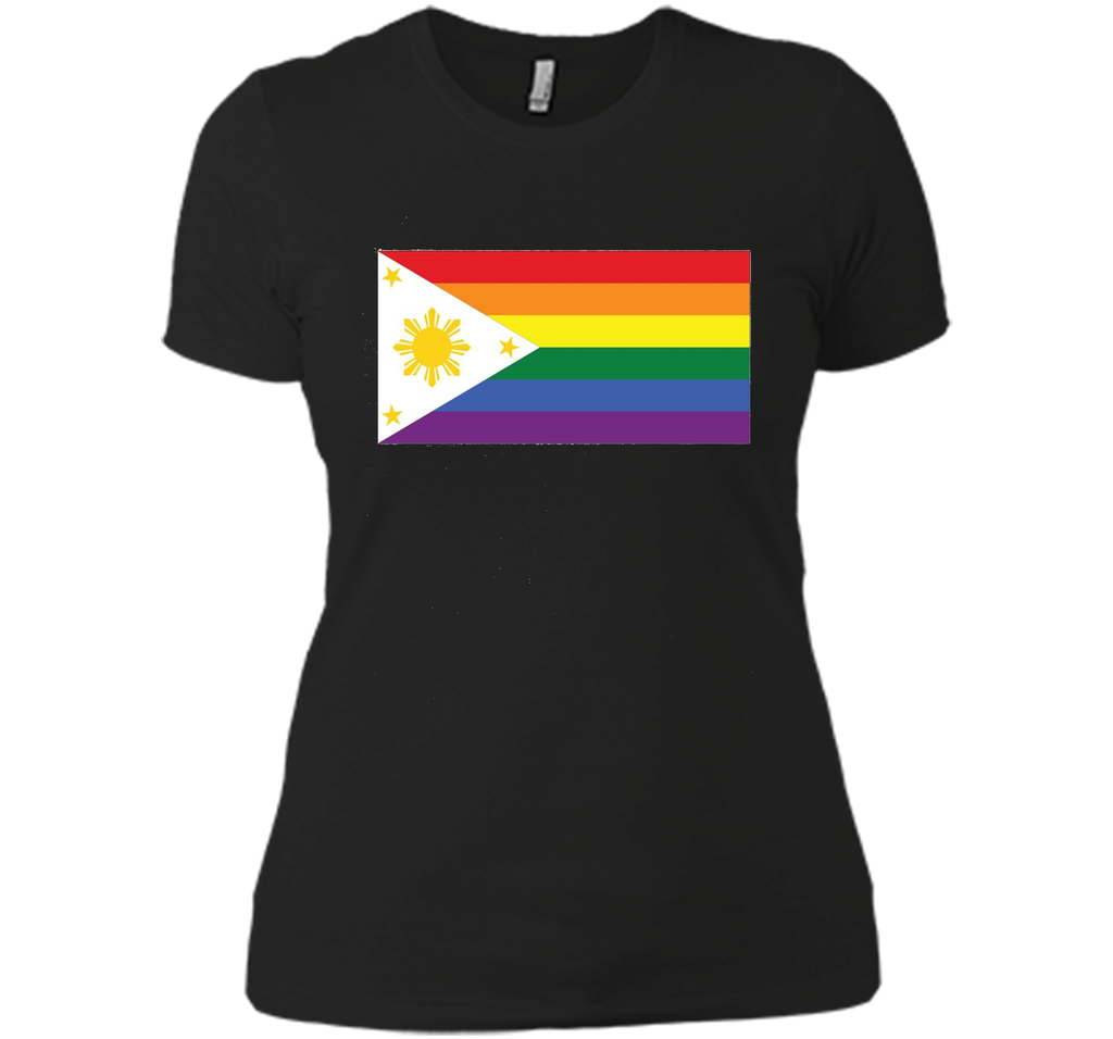 LGBT Gay Pride Rainbow Filipino Flag T-Shirt
