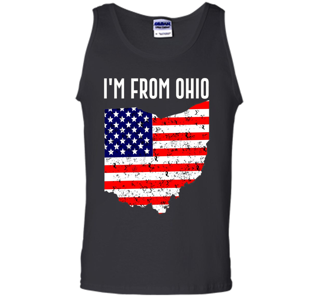 Proud of Ohio USA flag Independence day Tshirt