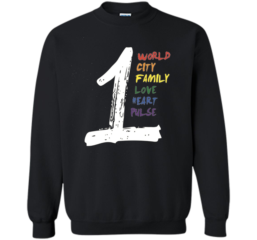 One pulse T-shirt - World City Family Love Heart Pulse