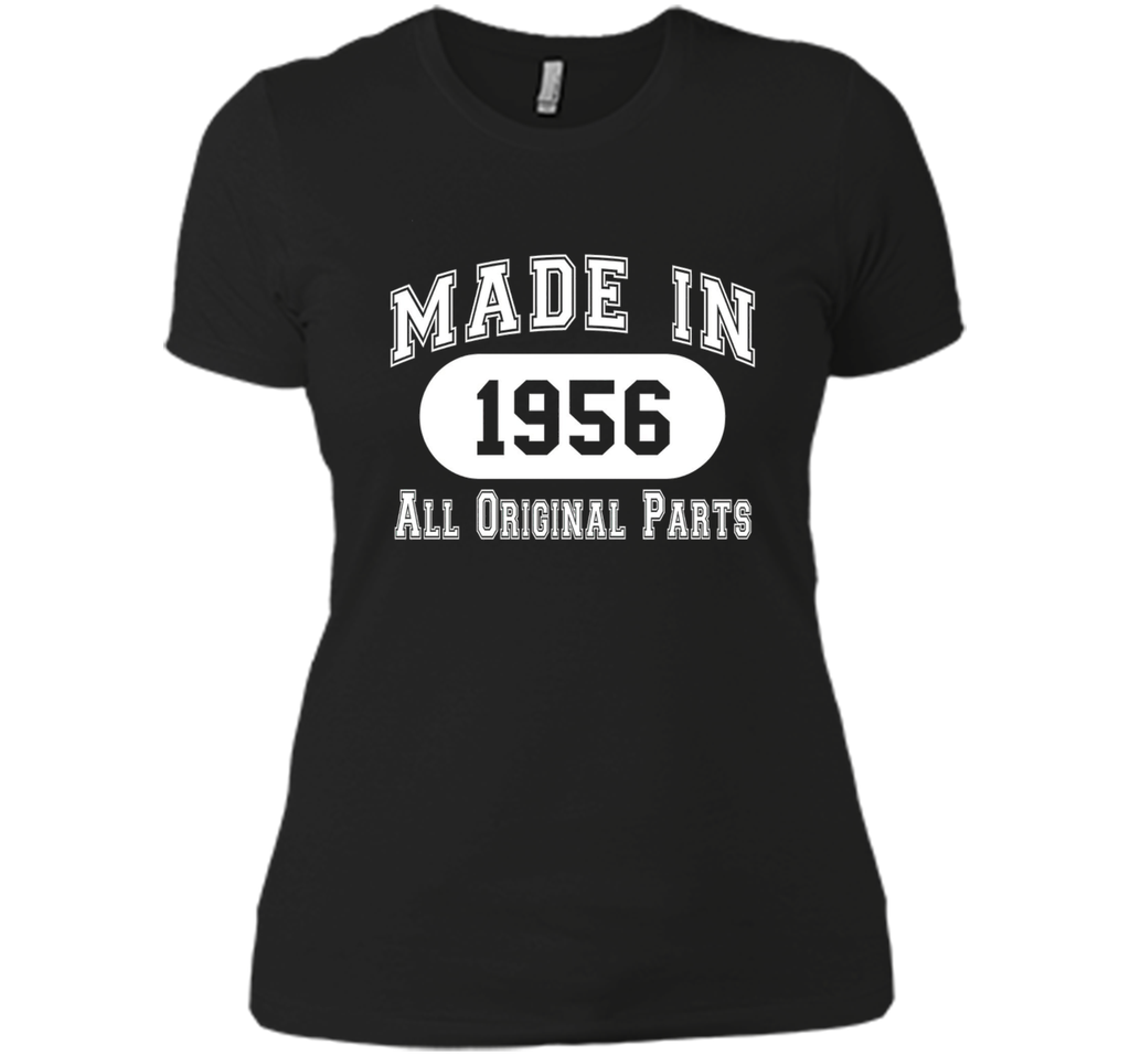 Men's 61st Birthday Gift Made in 1956 All Original Parts T-Shirt