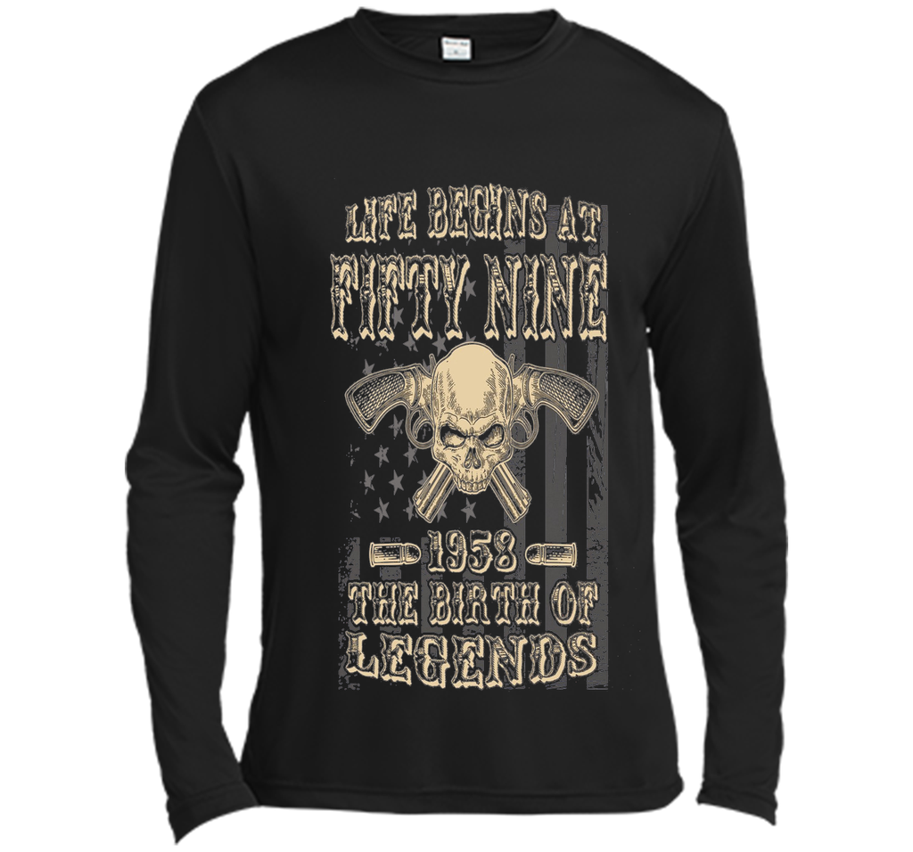 Life Begins At Fifty Nine 1958 The Birth Of Legends cool shirt