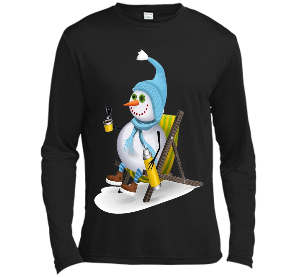 Snowman Camping T-Shirt
