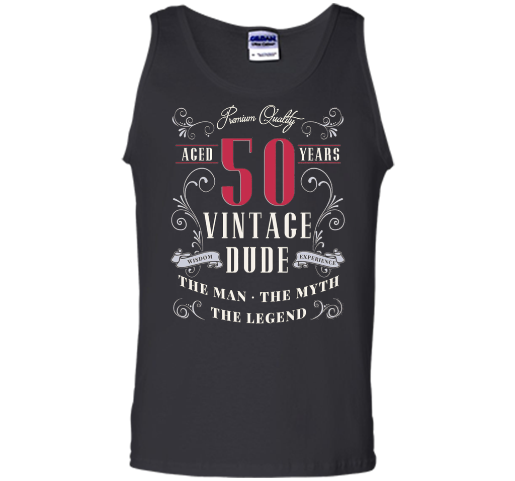 Men's BIRTH DAY GIFT AGE 50 VINTAGE MAN MYTH LEGEND T SHIRT
