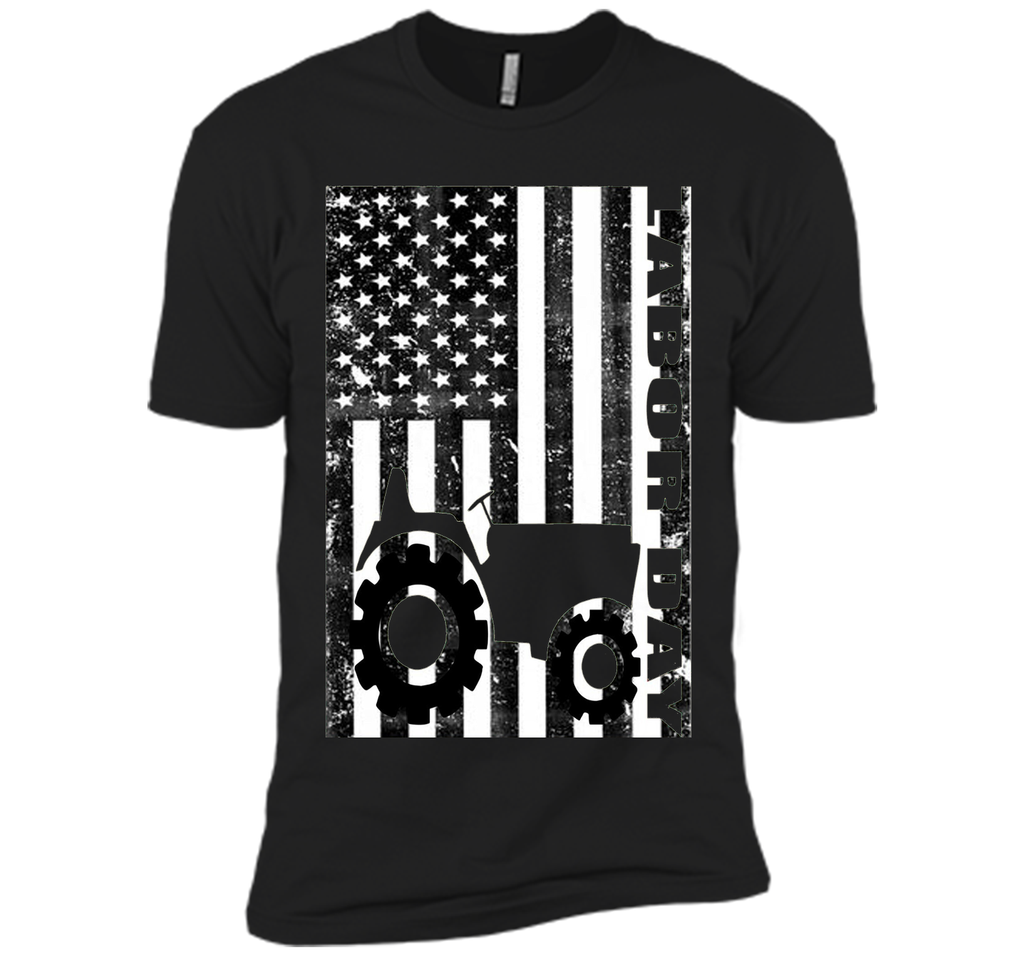 labor day T-shirt, labor day flag american black tshir