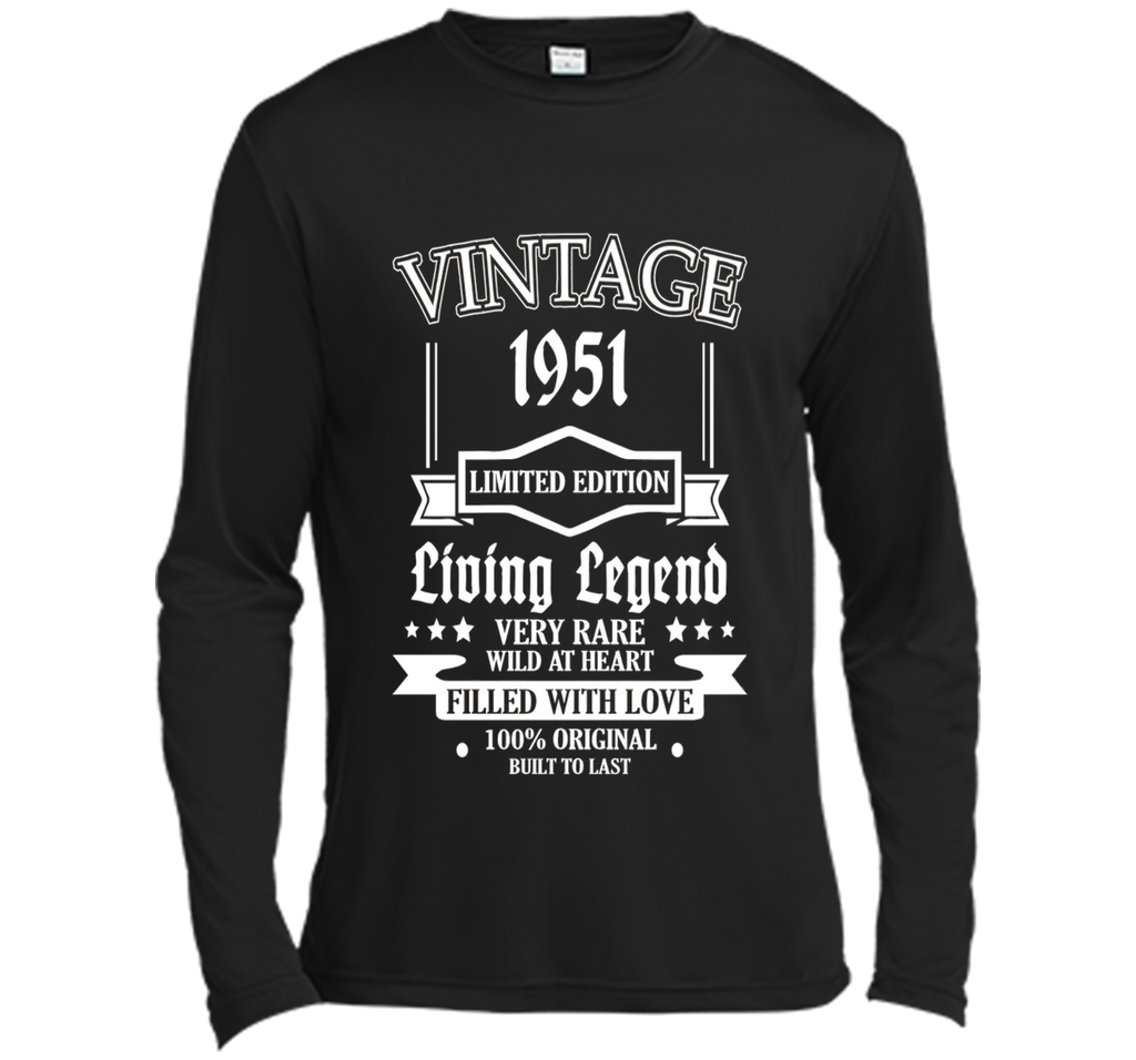 Vintage Tee 1951 65 Years Old 65th Birthday Idea Gift Shirt