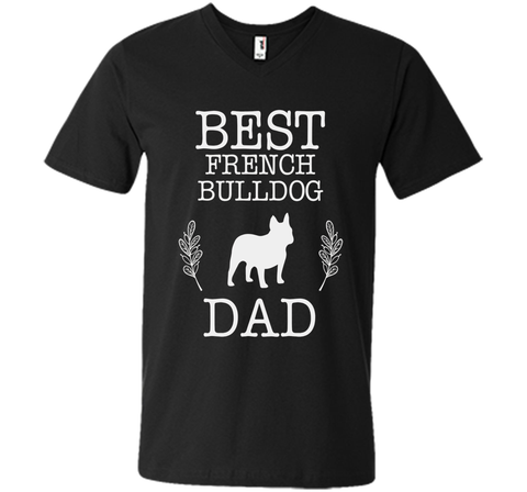 Best French Bulldog Dad Shirt Father's Day Gift Dog Lover