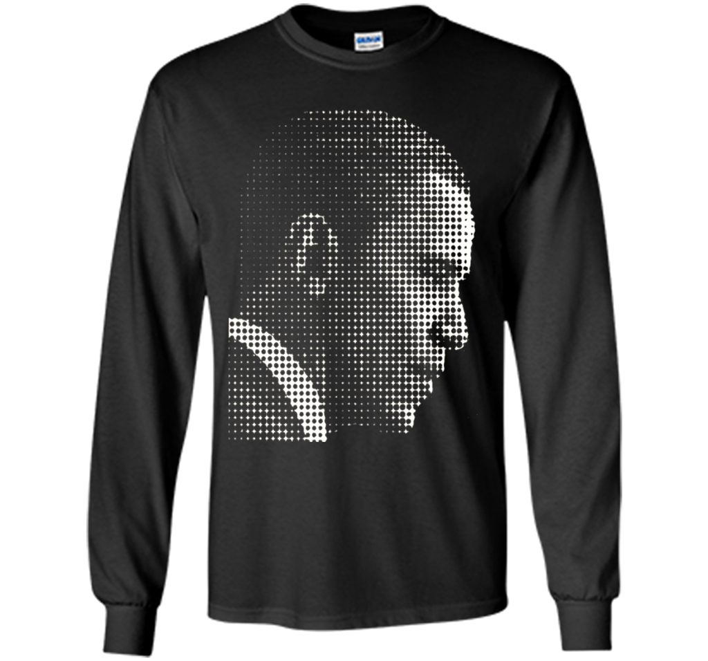 Barack Obama white dot newspaper print T-shirt