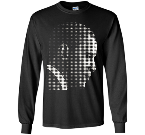 Barack Obama white dot newspaper print T-shirt