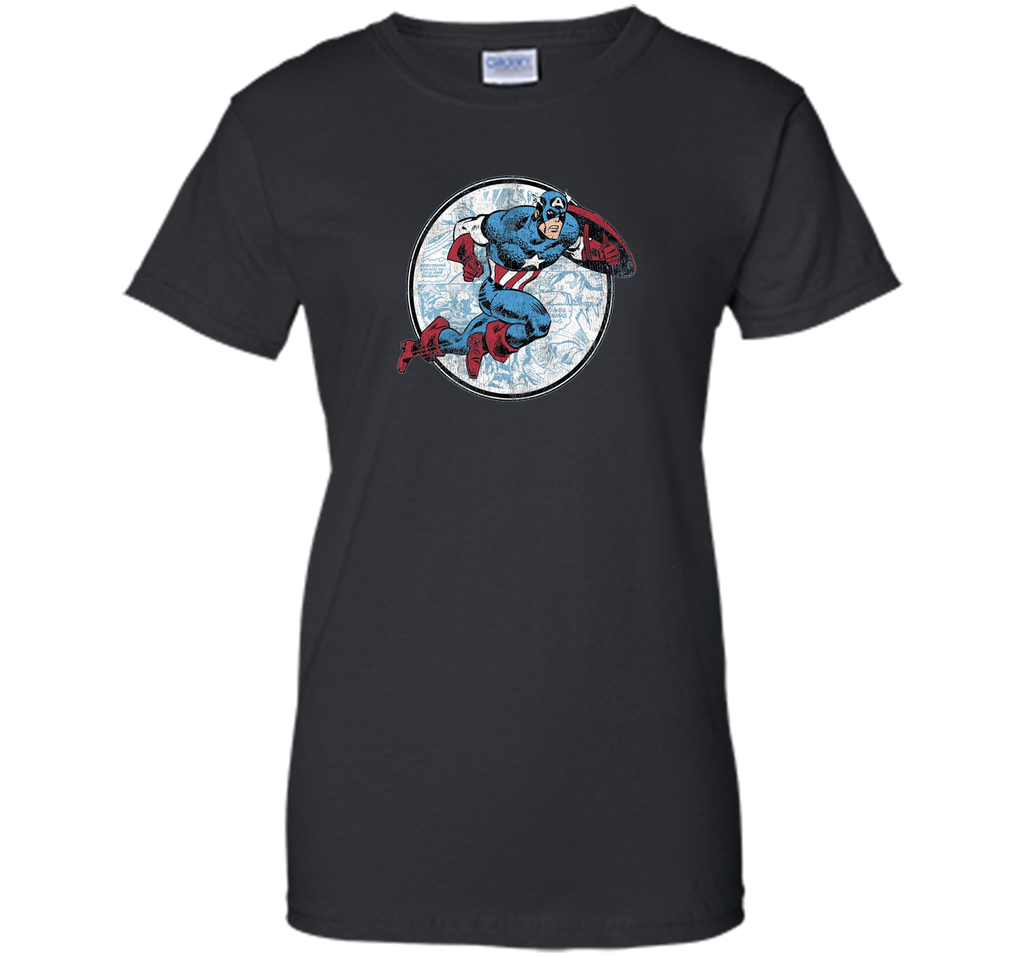Captain America Battle Graphic T-Shirt