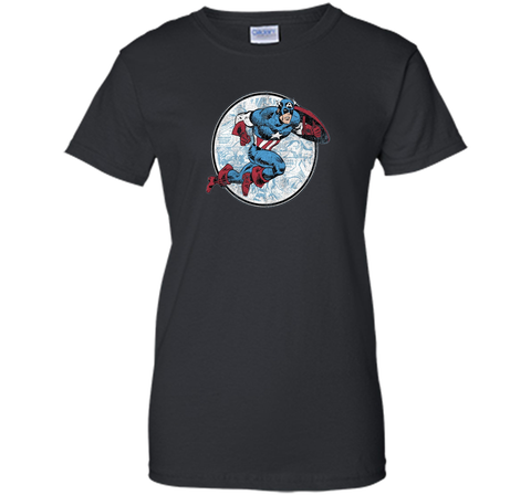 Captain America Battle Graphic T-Shirt