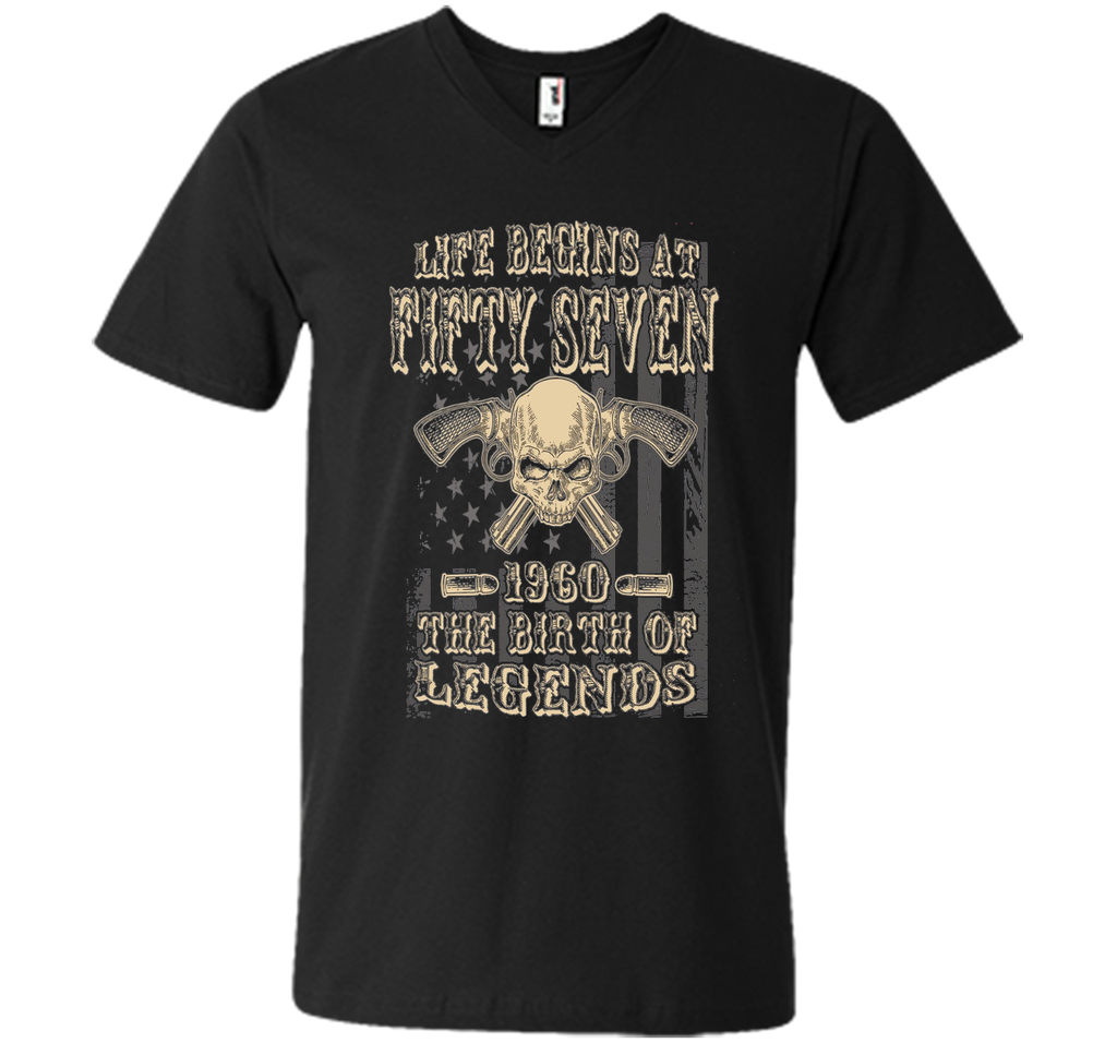 Life Begins At Fifty Seven 1960 The Birth Of Legends t-shirt