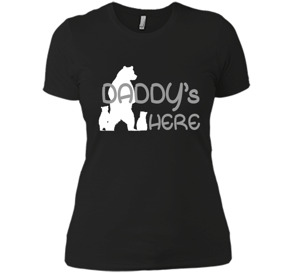Mens Daddy's Here T-shirt Gift Father's Day