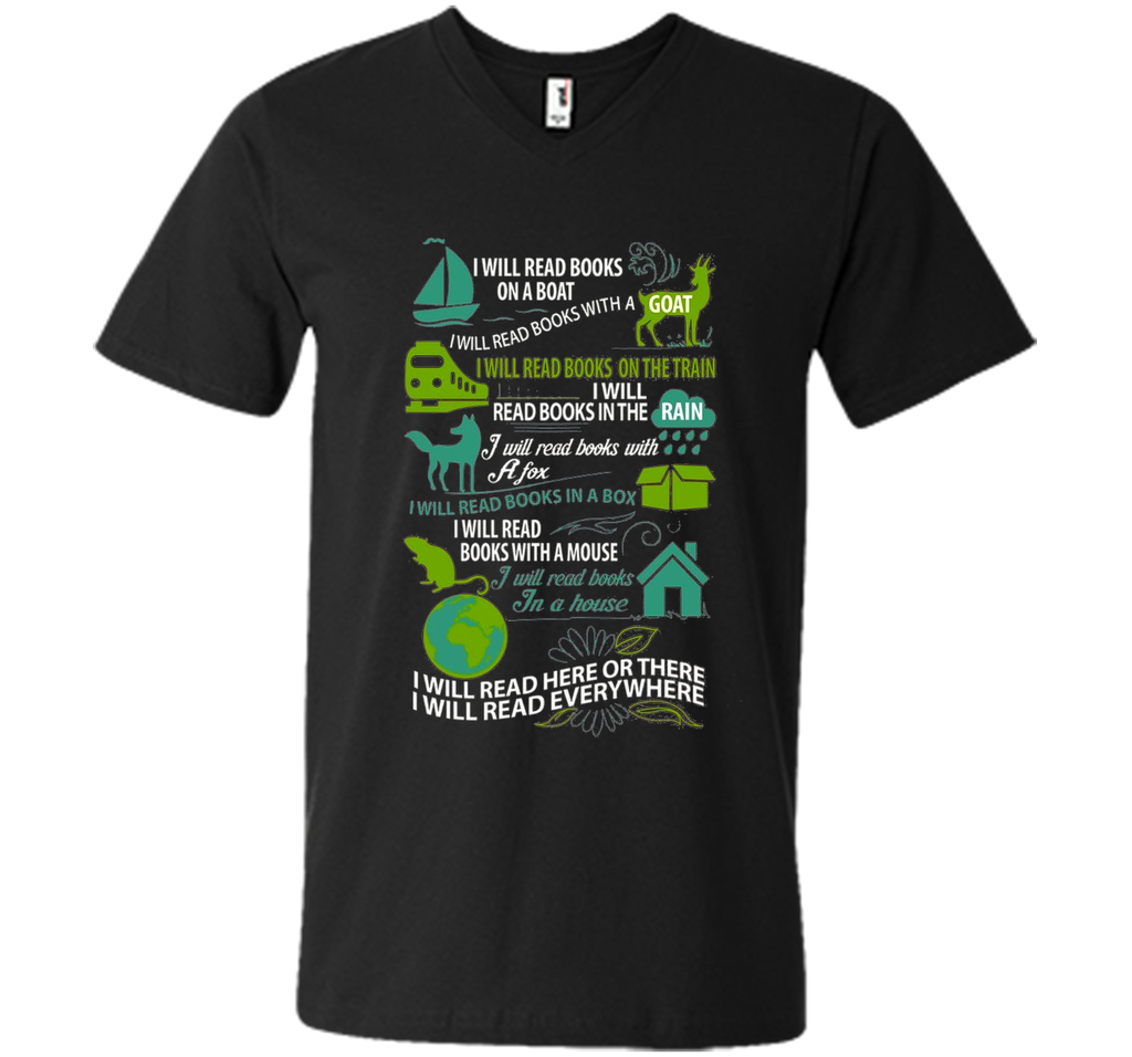 Read Books Shirt - I Will Read Books On A Boat, I Will ...