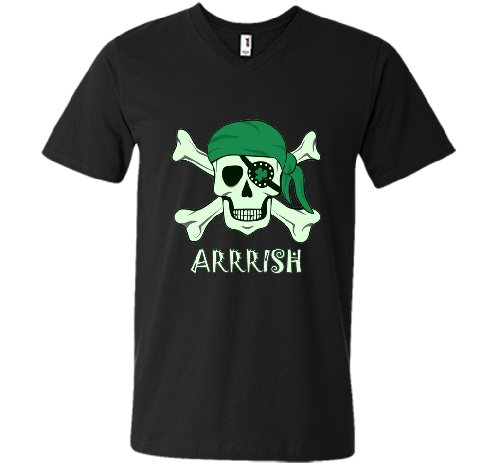 Arrish Irish Pirate St Patricks Day Shirt- Funny Irish Shirt
