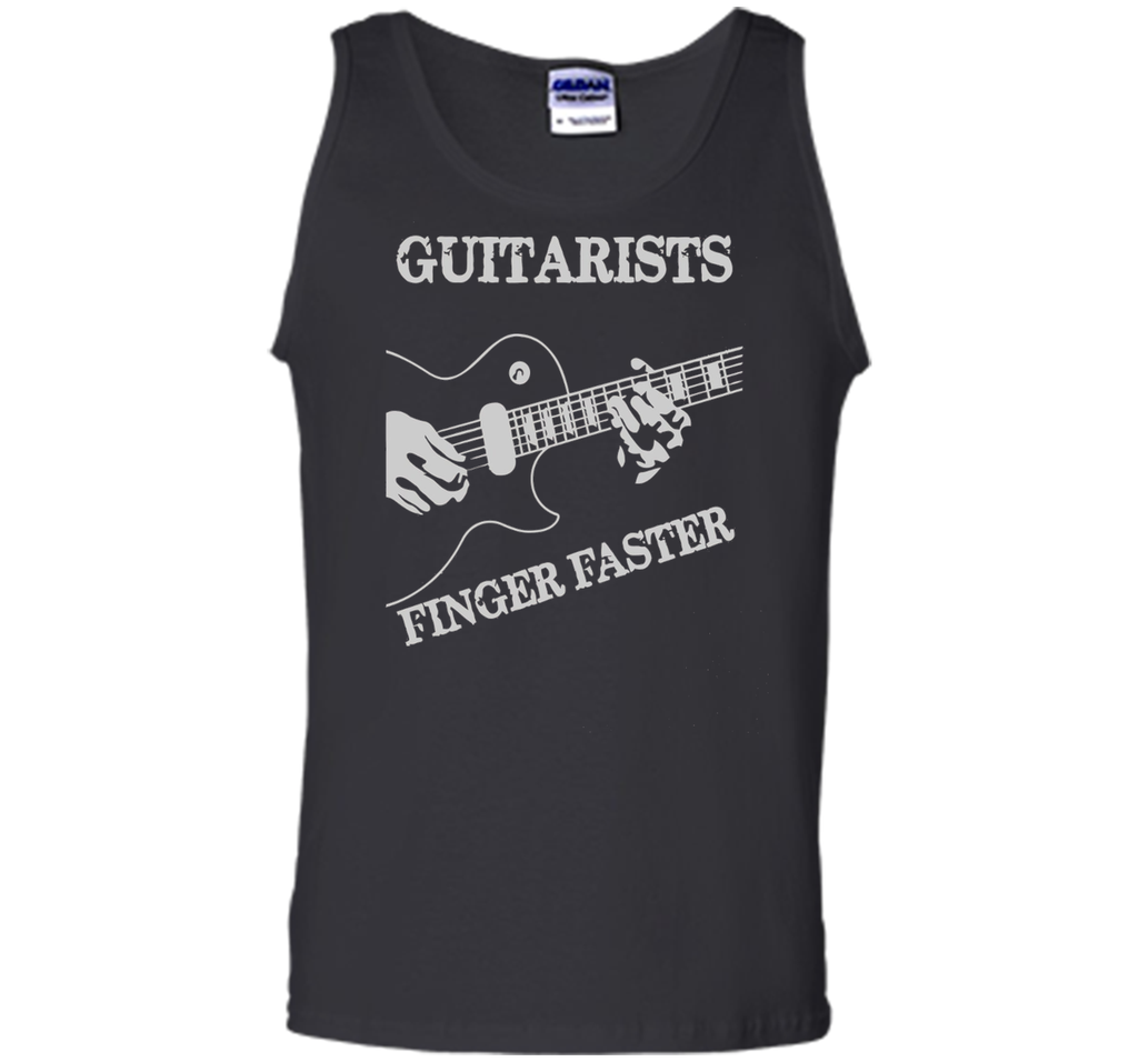 Guitar T-shirt : Guitarists Finger Faster!