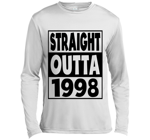 19th Birthday Gift T-Shirt Straight Outta 1998 White