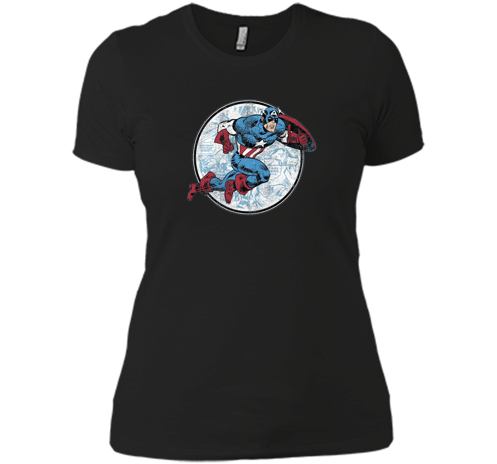 Captain America Battle Graphic T-Shirt