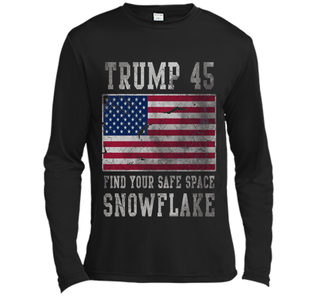 Trump 45 Find Your Safe Space Snowflake Shirt