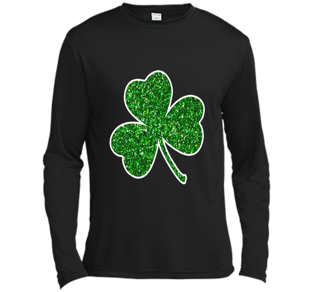 Green Glitter Shamrock t-shirt st. patrick's day