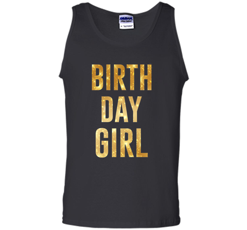 Birthday Girl T-Shirt Gold Glitter Inspired Birthday Shirt