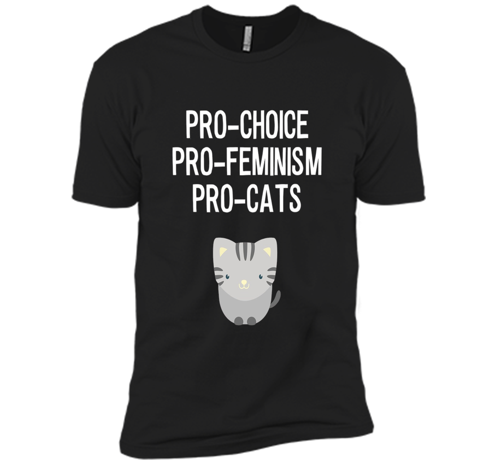 Pro-Choice Pro-Feminism Pro-Cats Shirt