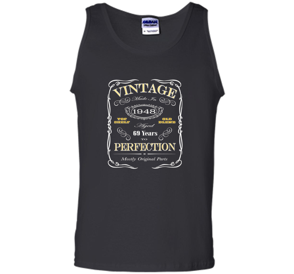 69th Birthday Gift T-Shirt - Born In 1948 Vintage Style