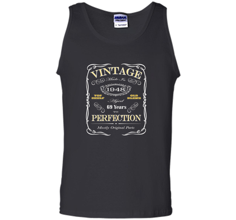69th Birthday Gift T-Shirt - Born In 1948 Vintage Style