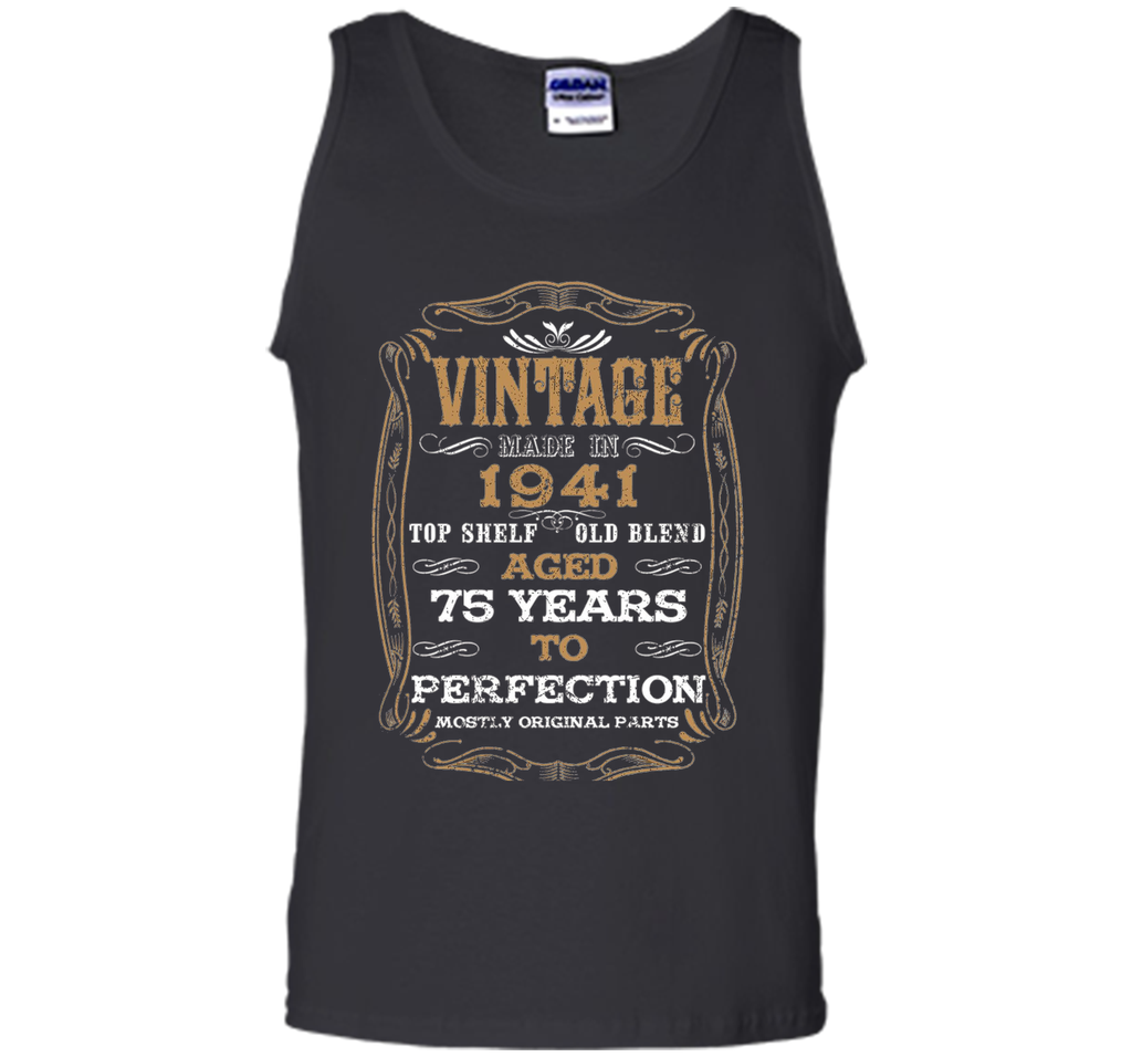 Vintage Aged To Perfection 75 Years 1941 BirthdayGifts T-Shi
