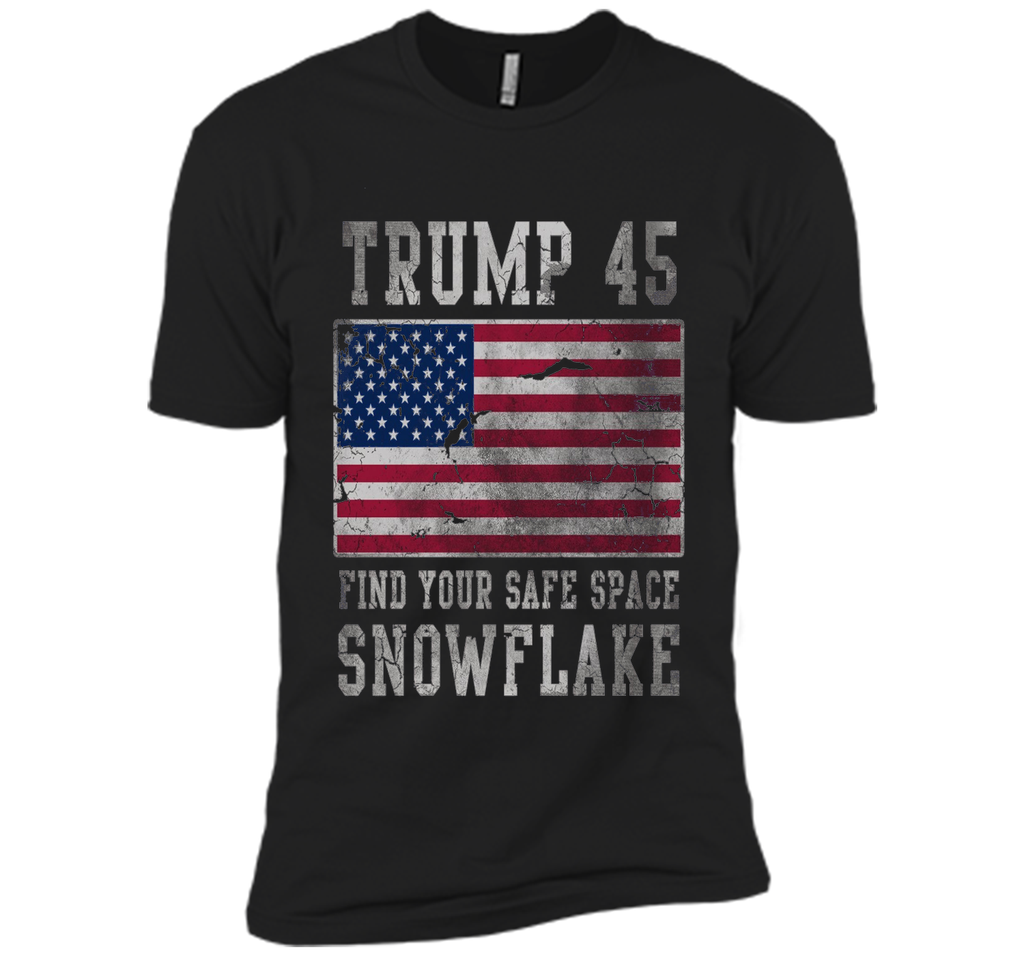 Trump 45 Find Your Safe Space Snowflake Shirt