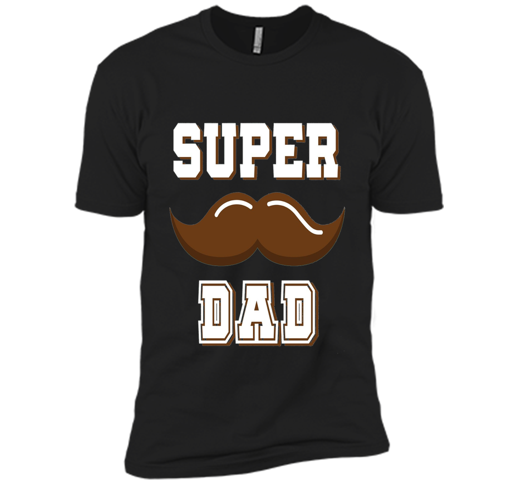 Super Dad Mustache Father's Day Tee Shirt
