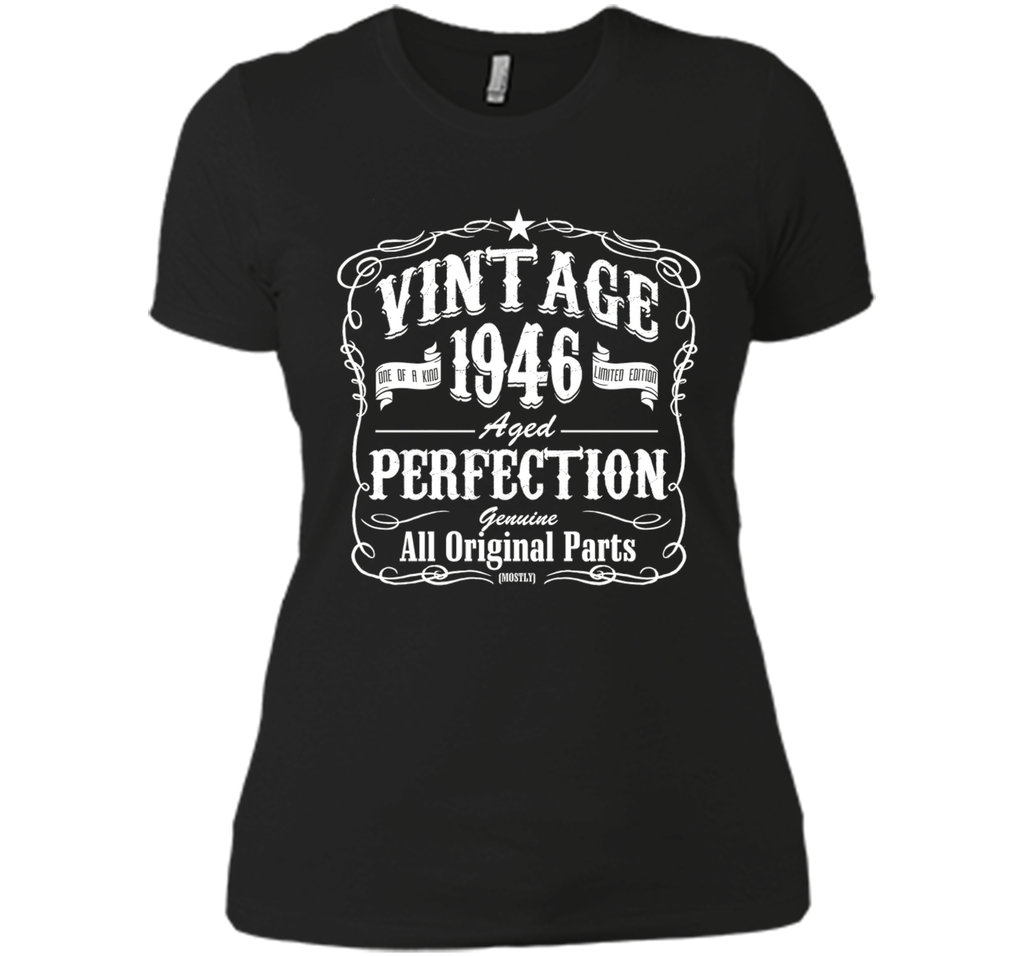 Funny Tshirt for Guy - Vintage 1946 - Birthday Gift T shirt