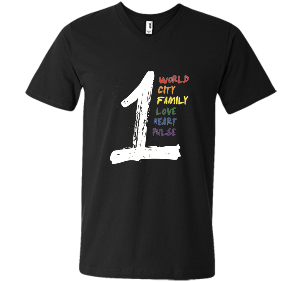 One pulse T-shirt - World City Family Love Heart Pulse