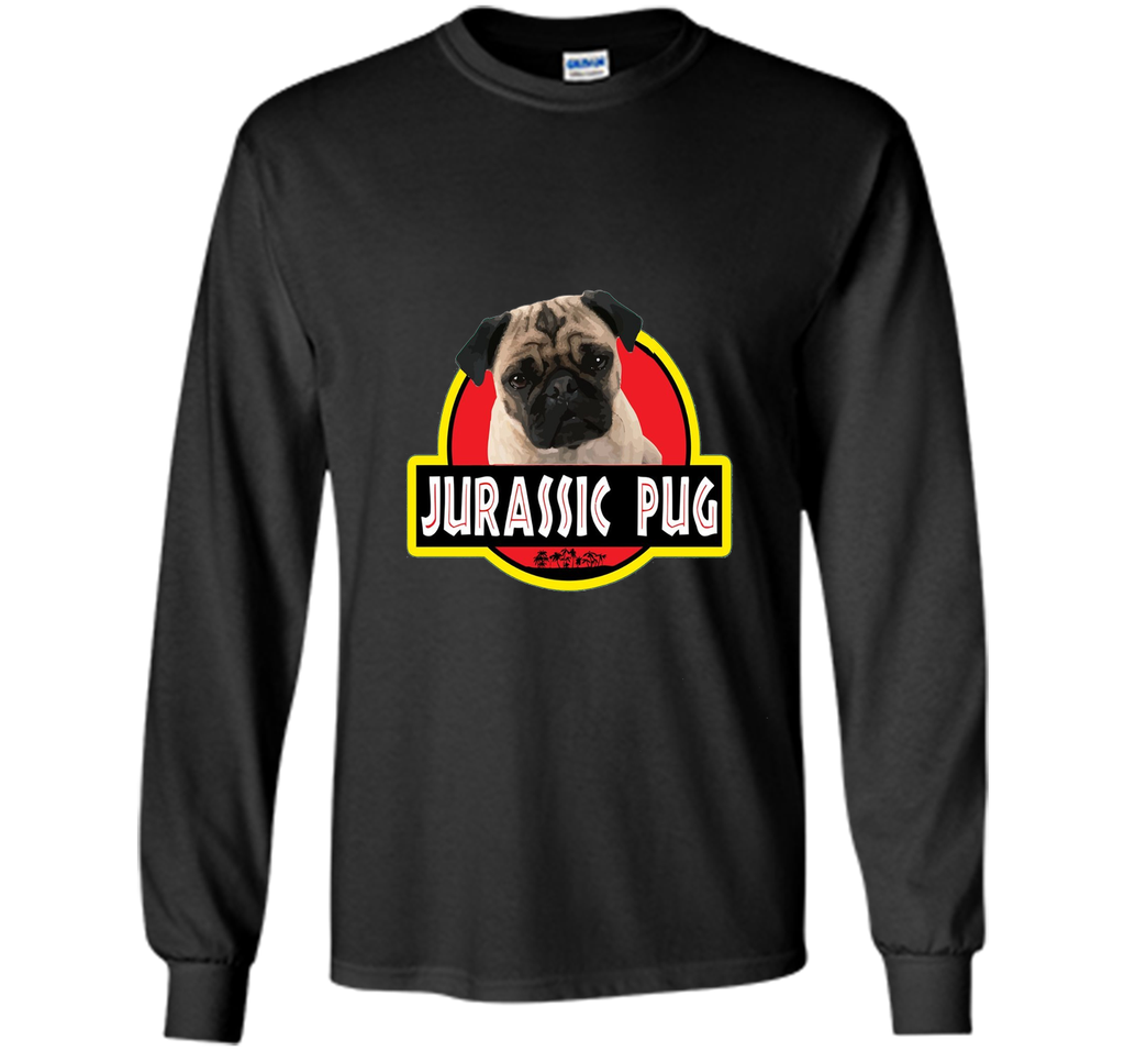 Jurassic Pug Funny Dog T- Shirt