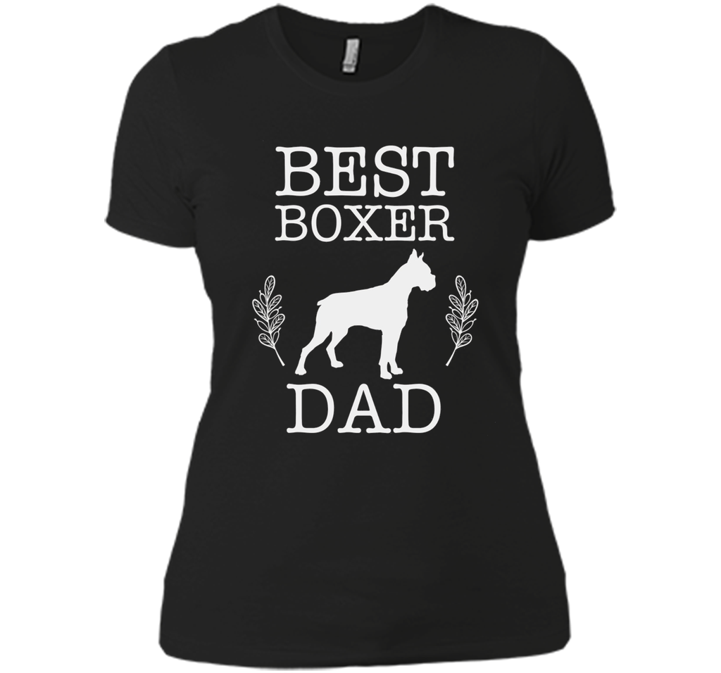 Best Boxer Dad Shirt Father's Day Gift for Dog Lover