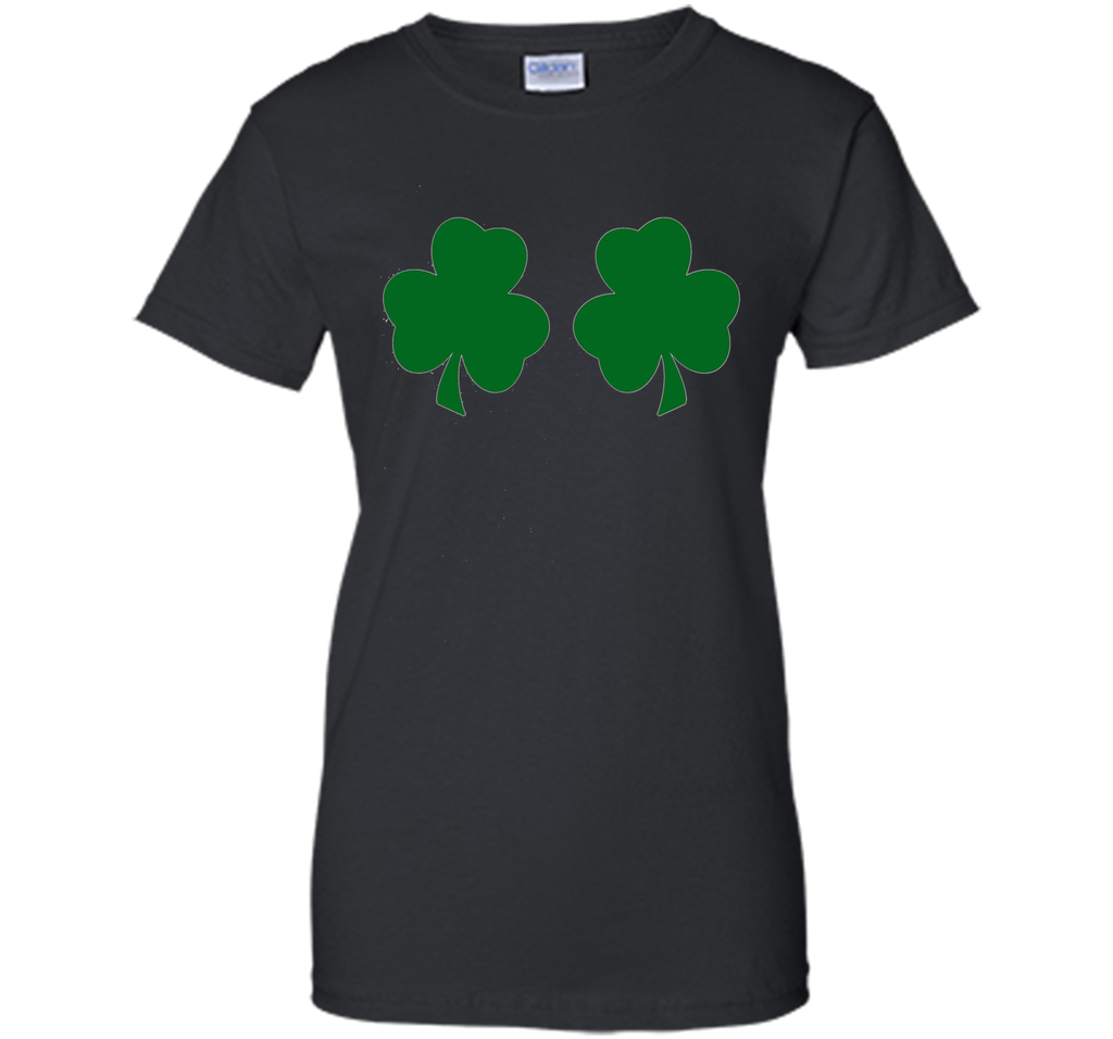 Irish Shamrock Boobs Funny St. Paddy's Day T-shirt
