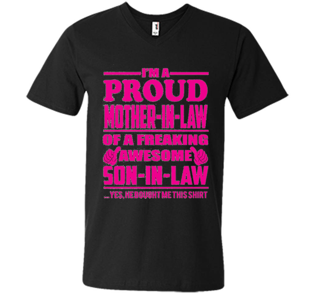 Proud Mother in Law of Awesome Son in Law - Gift Shirt