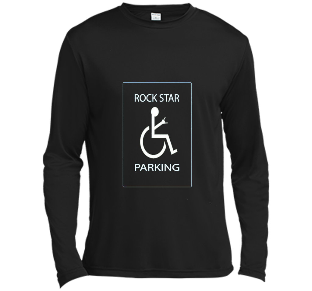 Rock Star Parking Handicap Sign t-shirt tee disabled funny