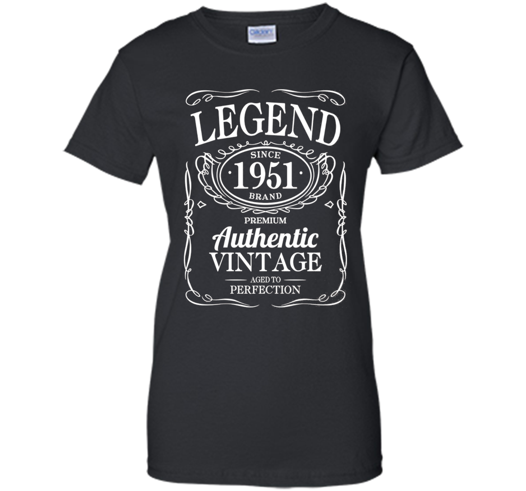 65th Birthday Gift T-Shirt Legend Since 1951 Premium Vintage