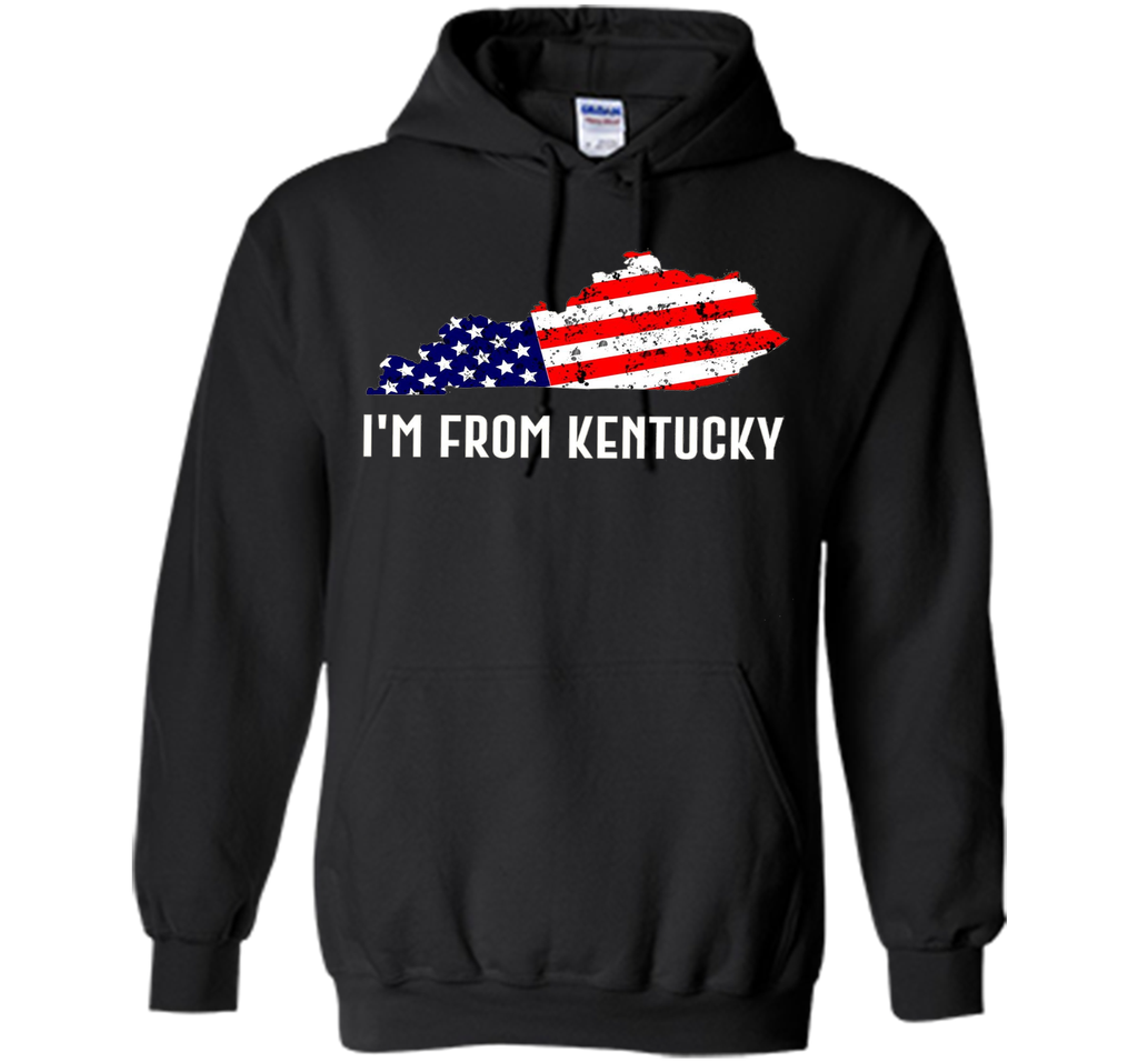 Proud of Kentucky-US flag Independence day Tshirt