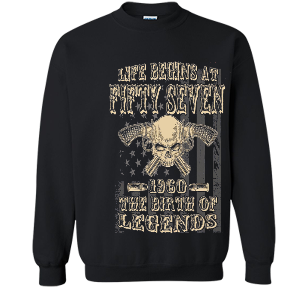 Life Begins At Fifty Seven 1960 The Birth Of Legends t-shirt
