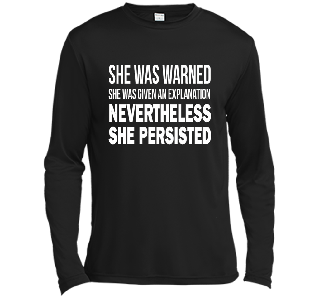 Nevertheless She Persisted T-Shirt Feminist Free Speech
