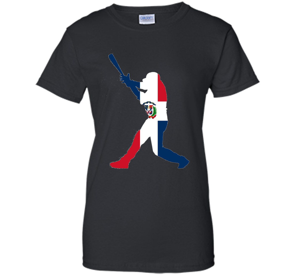 Dominican Republic Baseball Flag Shirt
