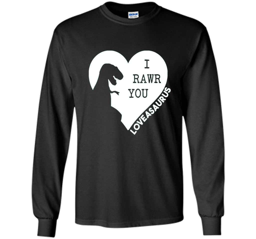 Dinosaur Valentine's Day T-Shirt Dino Valentines Boys Girls
