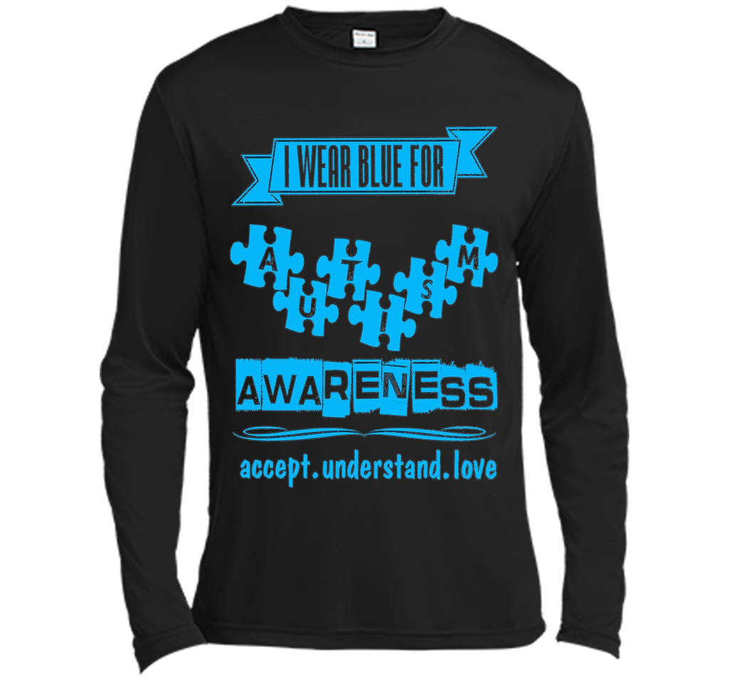 I Wear Blue For Autism Awareness Shirt - Light It Up Blue